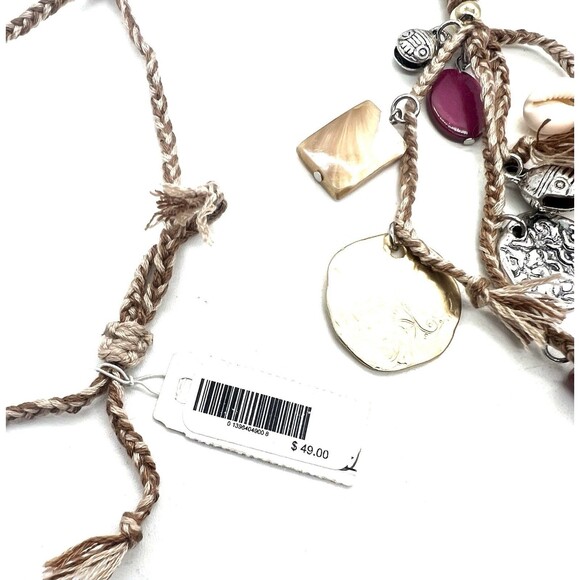 J. JILL Summer Solstice Tassel Pendant Necklace NWT $50 - Picture 5 of 5